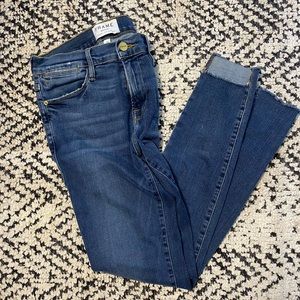 Frame, Le High Skinny, Size 26, Dark Wash